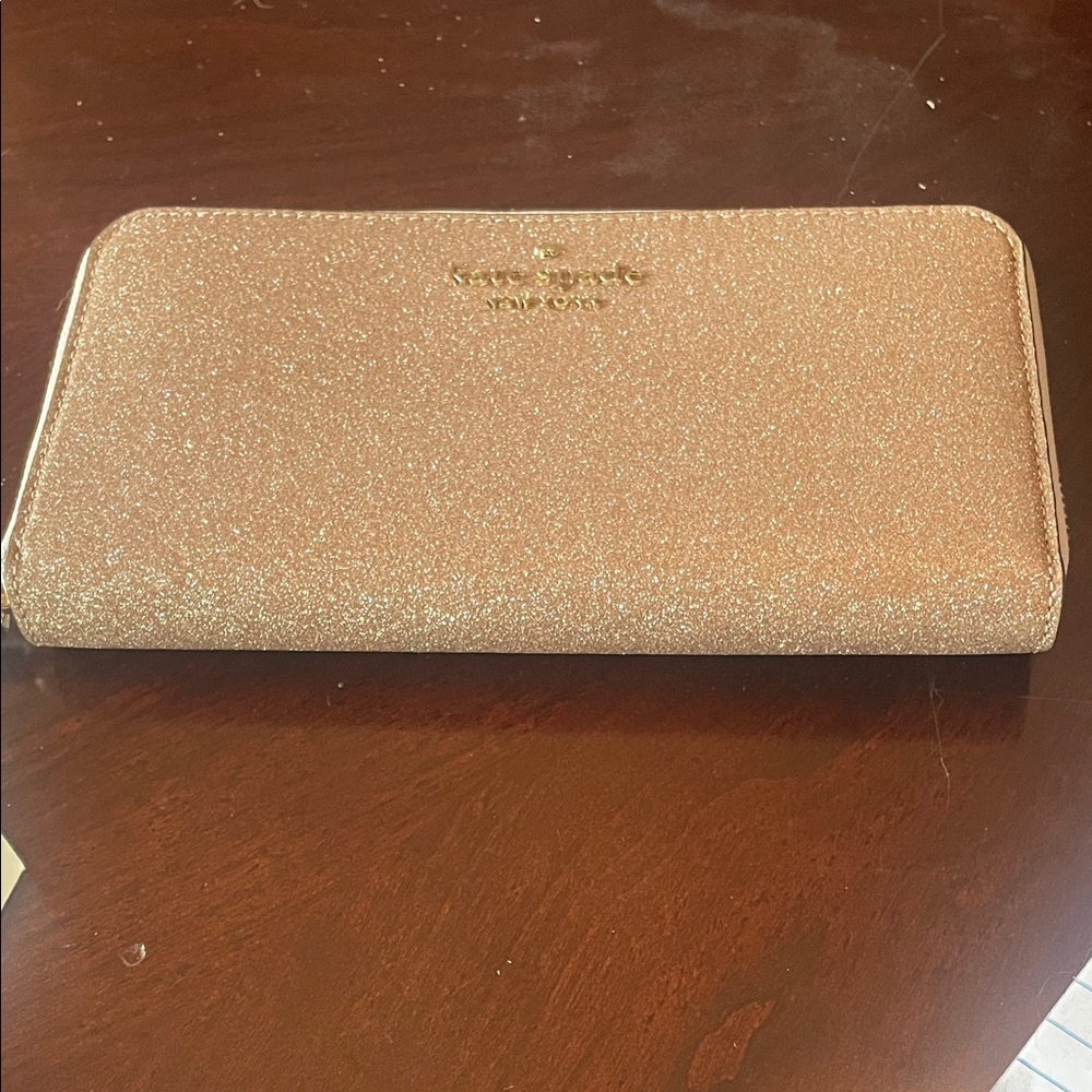 Kate Spade Joley Rose Gold large Continental wallet